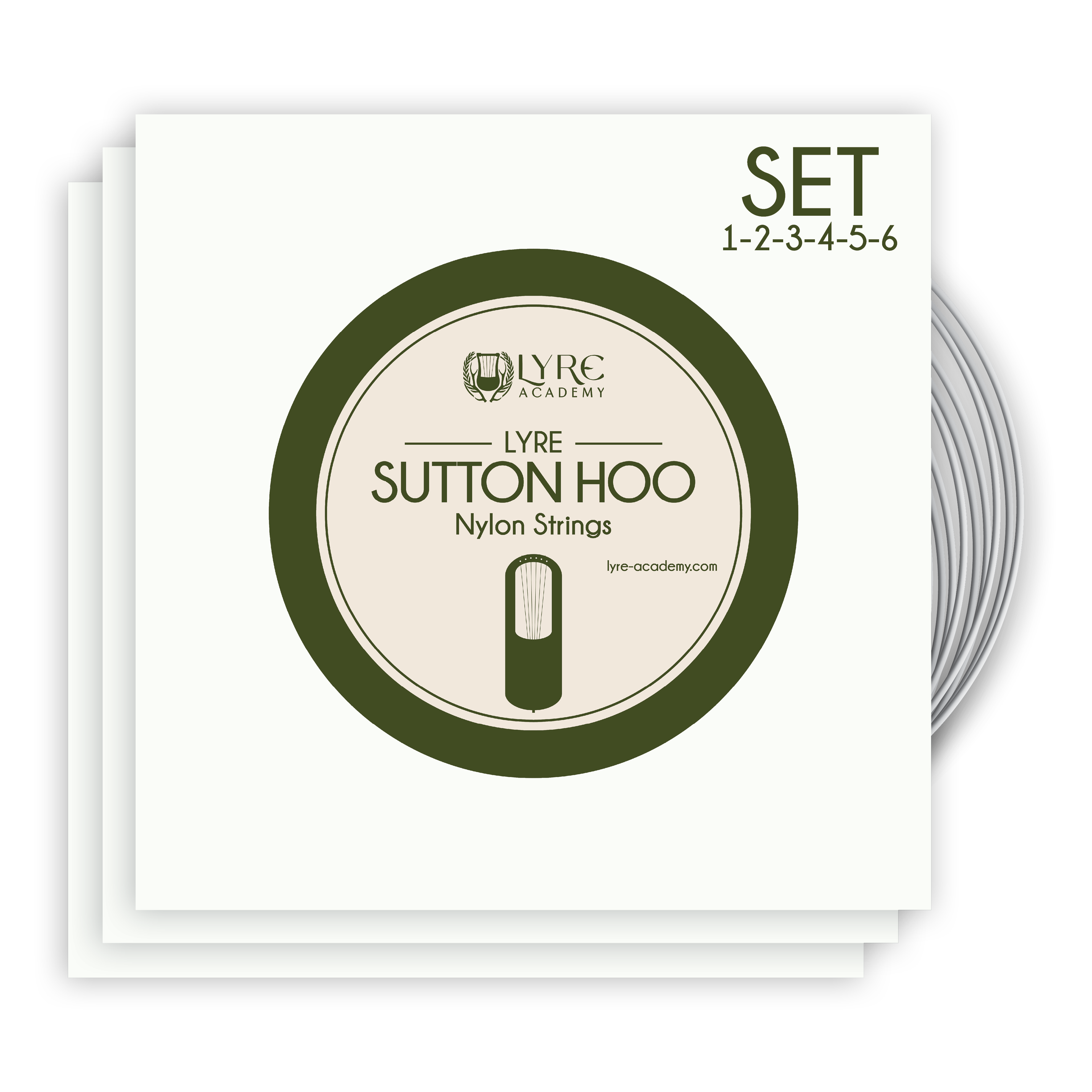 SET - Cordes nylon - lyre de Sutton Hoo