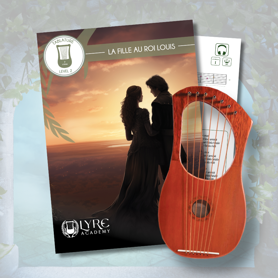 Lyre-Academy-La-Fille-au-Roi-Louis-Tablature-Lyre -amazon