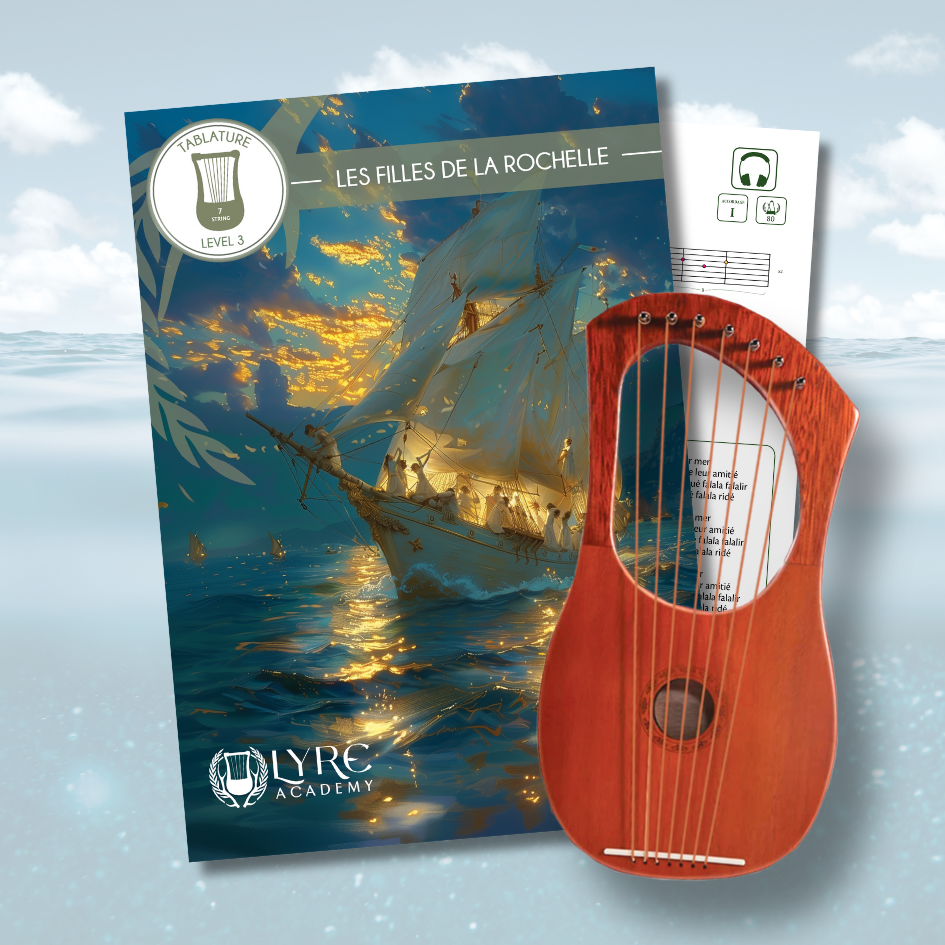 Lyre-Academy-Les-Filles-de-la-Rochelle-Tablature-Lyre-Amazon