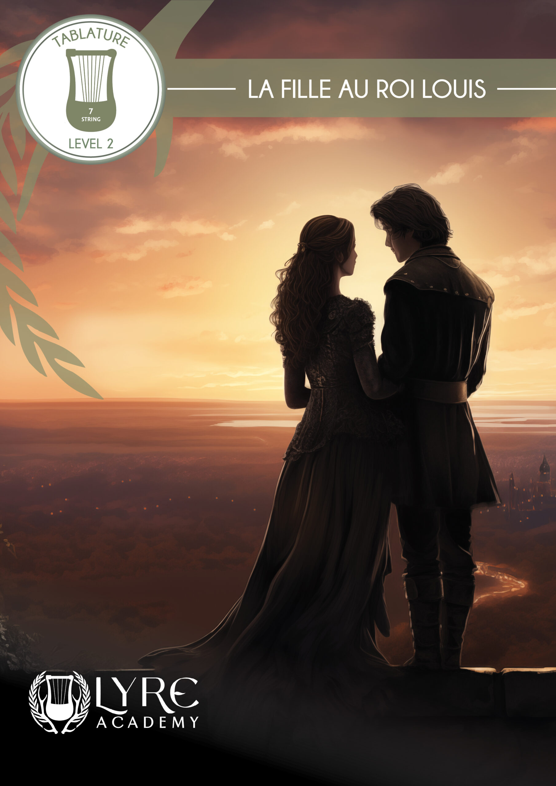 Tablature for 7-string Lyre- La Fille au Roi Louis Tablature for 7-string Lyre- La Fille au Roi Louis
